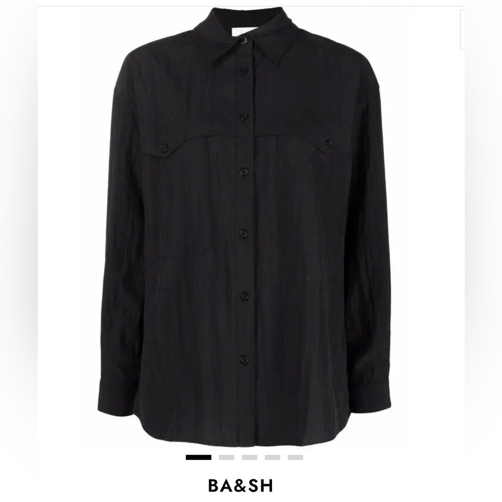 NWT- ba&sh Chemise Paola - Noir